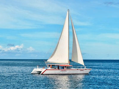 Sailing on Grenada's west coast