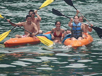 Kayaking in Flamingo Bay